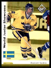 1998-99 Upper Deck UD Choice World Junior Showcase Daniel Sedin #294 Sweden